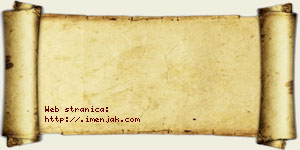 Bojana Rudić vizit kartica